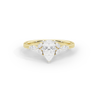 Ice Tear 1.361 Carat Lab Grown Diamond Ring