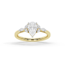 Ice Tear 1.361 Carat Lab Grown Diamond Ring