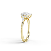 Ice Tear 1.361 Carat Lab Grown Diamond Ring