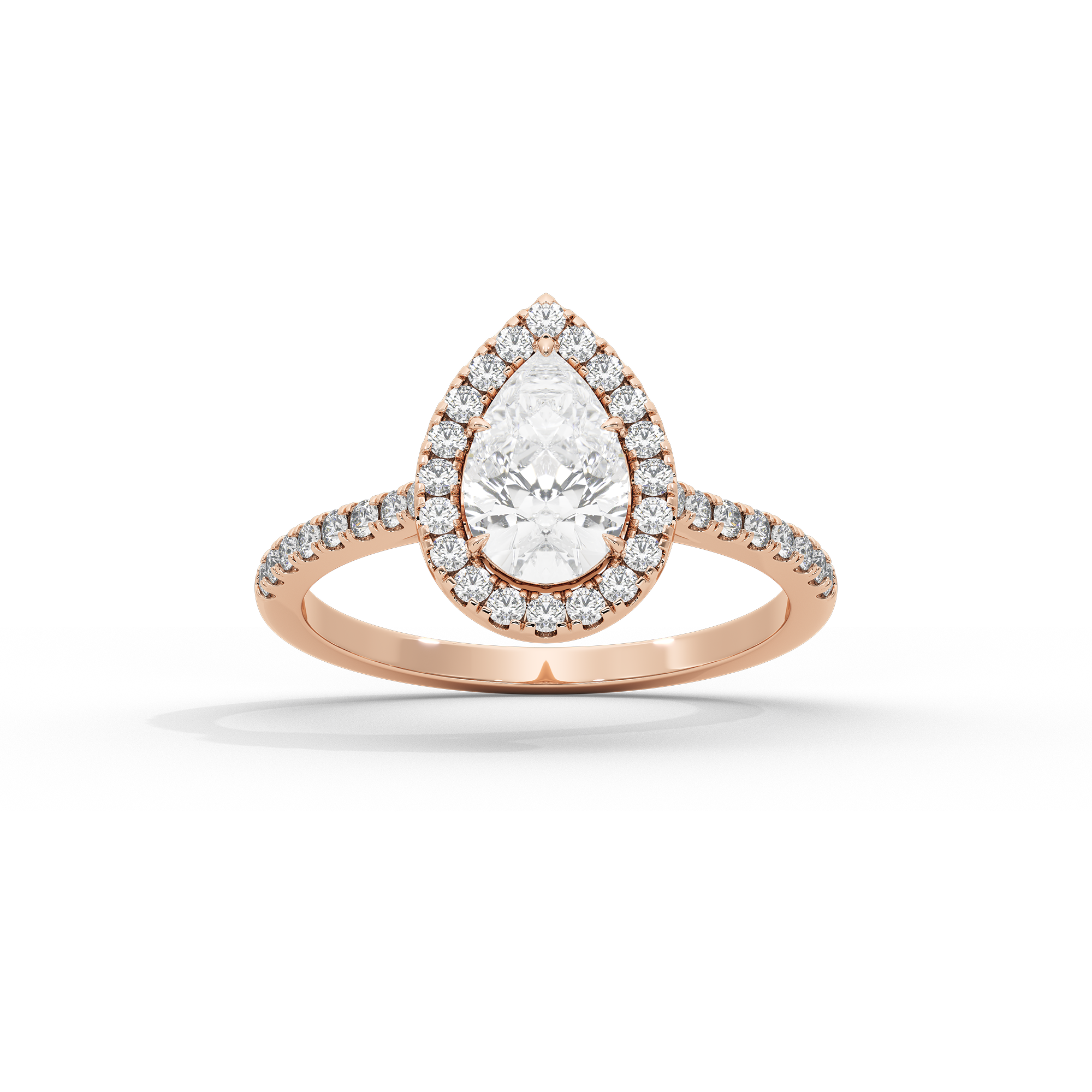 GleamPear crownlight  1.397 Carat Lab Grown Diamond Ring