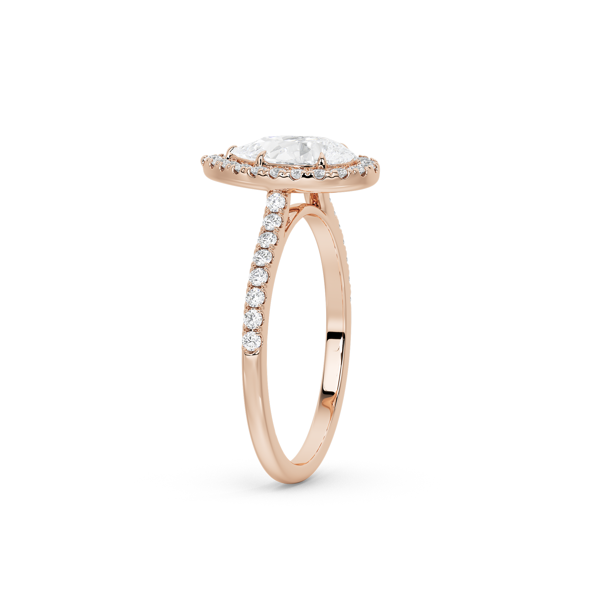GleamPear crownlight  1.397 Carat Lab Grown Diamond Ring