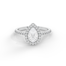 GleamPear crownlight  1.397 Carat Lab Grown Diamond Ring