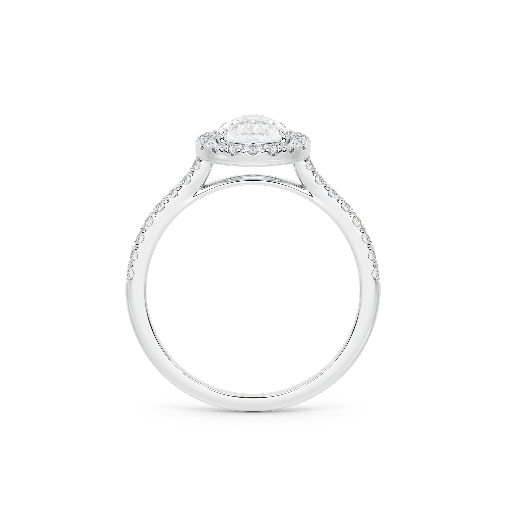 GleamPear crownlight  1.397 Carat Lab Grown Diamond Ring