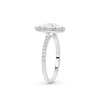 GleamPear crownlight  1.397 Carat Lab Grown Diamond Ring