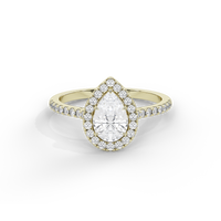 GleamPear crownlight  1.397 Carat Lab Grown Diamond Ring