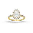 GleamPear crownlight  1.397 Carat Lab Grown Diamond Ring