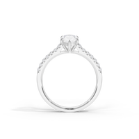 PurePear Singula 1.301 Carat Lab Grown Diamond Ring