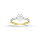 PurePear Singula 1.301 Carat Lab Grown Diamond Ring