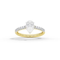 PurePear Singula 1.301 Carat Lab Grown Diamond Ring