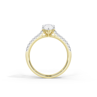 PurePear Singula 1.301 Carat Lab Grown Diamond Ring