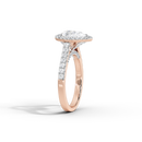 Pear Crownlight 1.748 Carat Lab Grown Diamond Ring