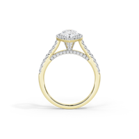 Pear Crownlight 1.748 Carat Lab Grown Diamond Ring