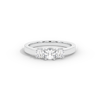 Trinity Glow 0.599 Carat Lab Grown Diamond Ring
