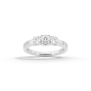 Trinity Glow 0.599 Carat Lab Grown Diamond Ring