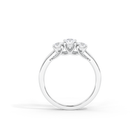 Trinity Glow 0.599 Carat Lab Grown Diamond Ring