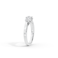 Trinity Glow 0.599 Carat Lab Grown Diamond Ring