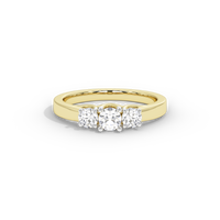 Trinity Glow 0.599 Carat Lab Grown Diamond Ring