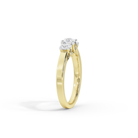 Trinity Glow 0.599 Carat Lab Grown Diamond Ring