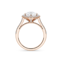 Round Crownlight 1.296 Carat Lab Grown Diamond Ring