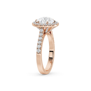 Round Crownlight 1.296 Carat Lab Grown Diamond Ring