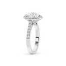 Round Crownlight 1.296 Carat Lab Grown Diamond Ring