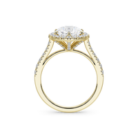 Round Crownlight 1.296 Carat Lab Grown Diamond Ring