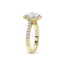 Round Crownlight 1.296 Carat Lab Grown Diamond Ring