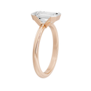 Fine Bezel Emerald Singula 2 Lab Grown Diamond Ring