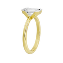 Fine Bezel Emerald Singula 2 Lab Grown Diamond Ring
