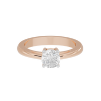 True One Singula 0.925 Carat Lab Grown Diamond Ring