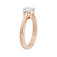 True One Singula 0.925 Carat Lab Grown Diamond Ring