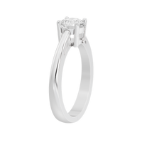 True One Singula 0.925 Carat Lab Grown Diamond Ring