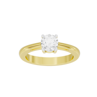 True One Singula 0.925 Carat Lab Grown Diamond Ring