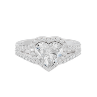 Big Heartline Crownlight 2.543 Lab Grown Diamond Ring