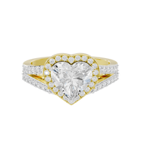 Big Heartline Crownlight 2.543 Lab Grown Diamond Ring