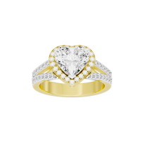 Big Heartline Crownlight 2.543 Lab Grown Diamond Ring