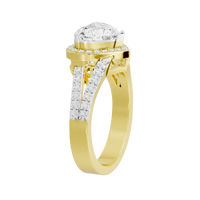 Big Heartline Crownlight 2.543 Lab Grown Diamond Ring