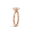 Solasta Pear Singula Bezel 1.107 Carat Lab Grown Diamond Ring