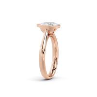 Solasta Pear Singula Bezel 1.107 Carat Lab Grown Diamond Ring
