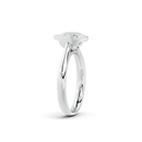 Solasta Pear Singula Bezel 1.107 Carat Lab Grown Diamond Ring
