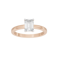Singula Emerald 1.087 Carat Lab Grown Diamond Ring