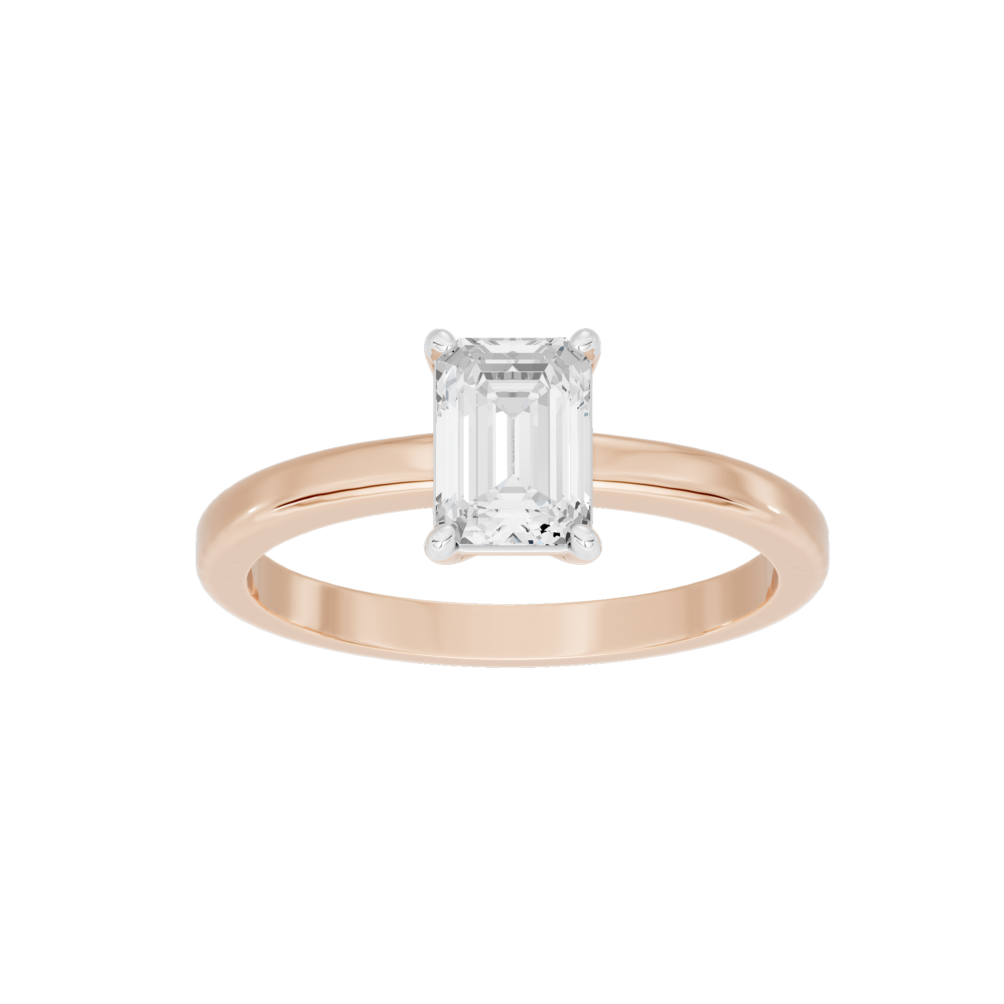 Singula Emerald 1.087 Carat Lab Grown Diamond Ring