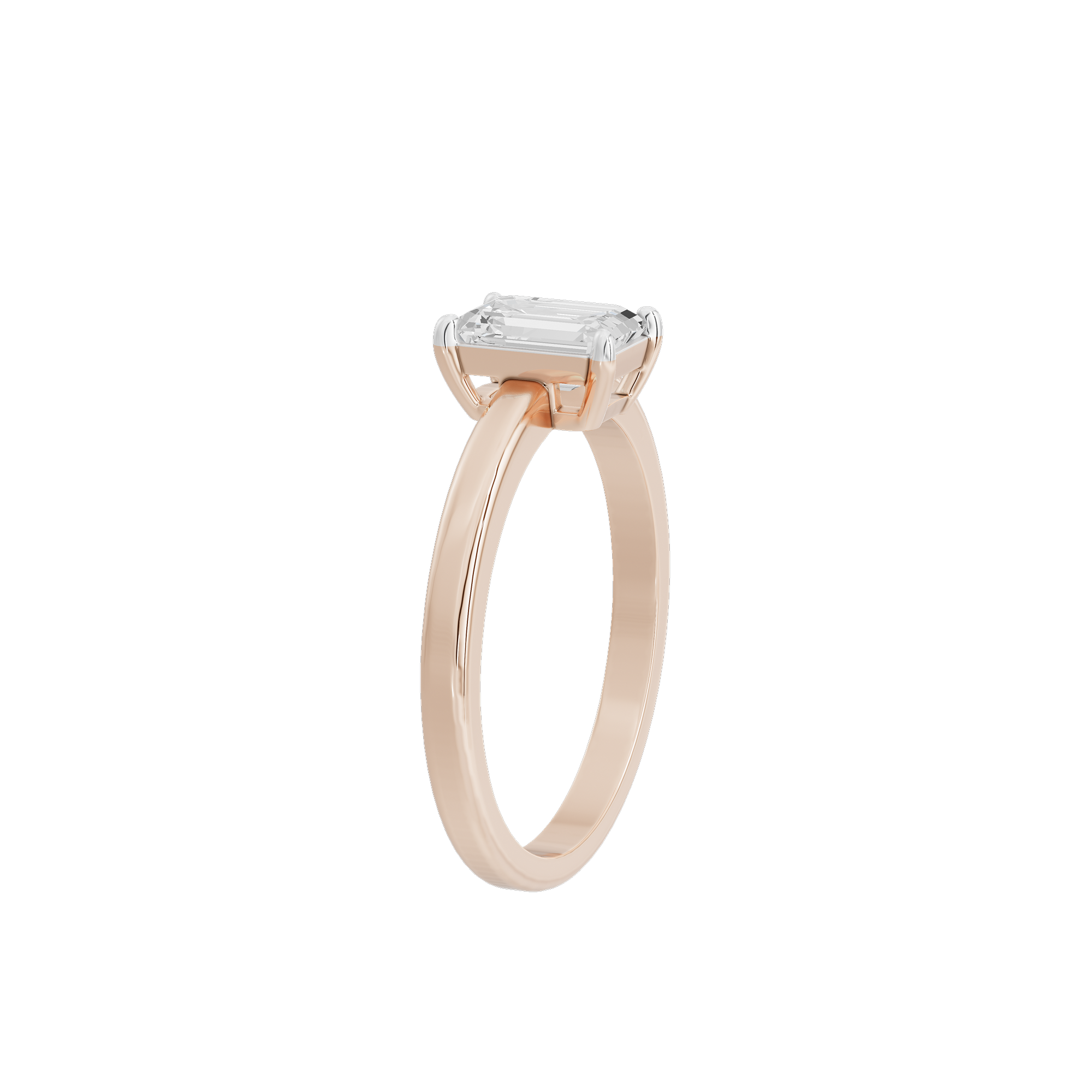 Singula Emerald 1.087 Carat Lab Grown Diamond Ring