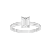 Singula Emerald 1.087 Carat Lab Grown Diamond Ring