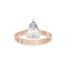 Pear Singula 0.969 Carat Lab Grown Diamond Ring