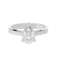 Pear Singula 0.969 Carat Lab Grown Diamond Ring