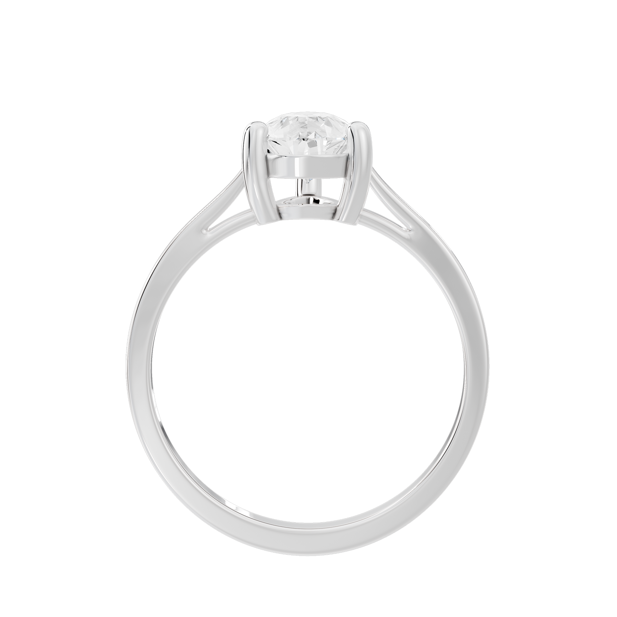 Pear Singula 0.969 Carat Lab Grown Diamond Ring