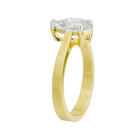 Pear Singula 0.969 Carat Lab Grown Diamond Ring