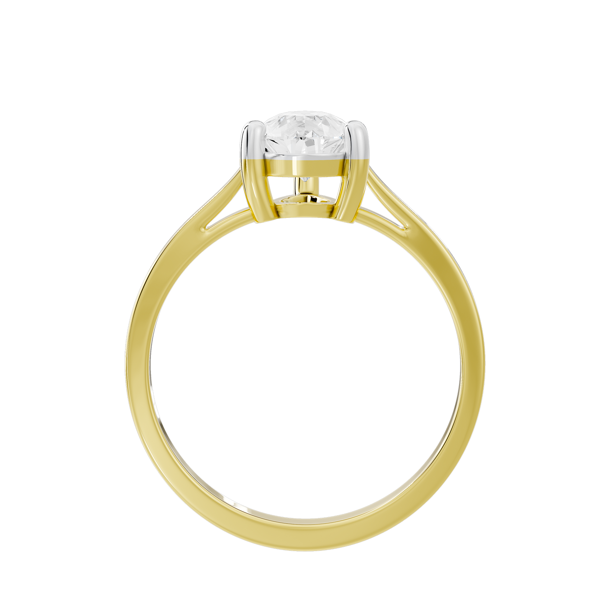 Pear Singula 0.969 Carat Lab Grown Diamond Ring