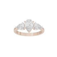 Opera Three Stone 1.759 Carat Lab Grown Diamond Ring